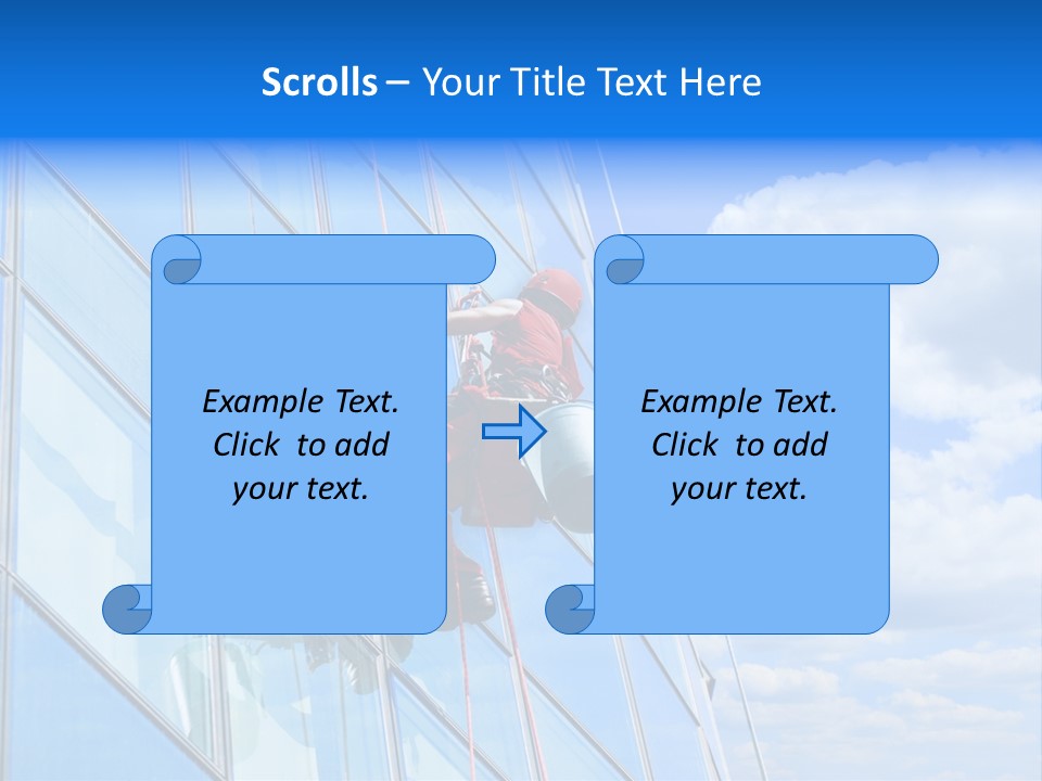 Alpinist Hang Could PowerPoint Template