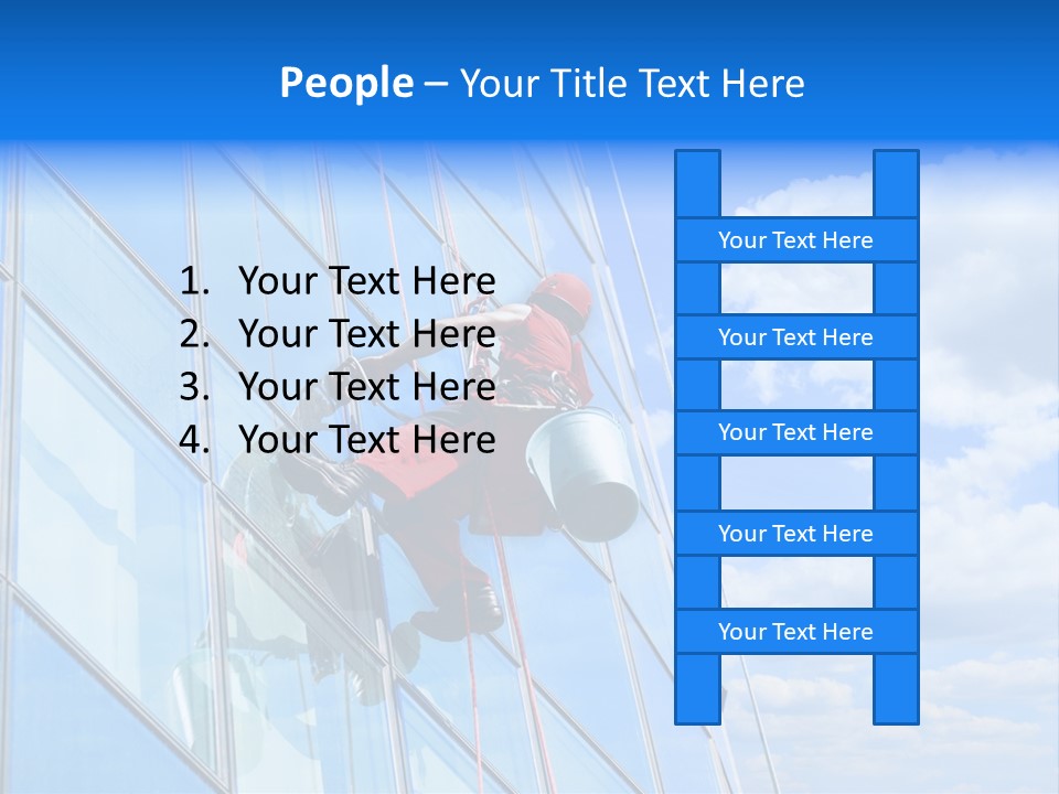 Alpinist Hang Could PowerPoint Template