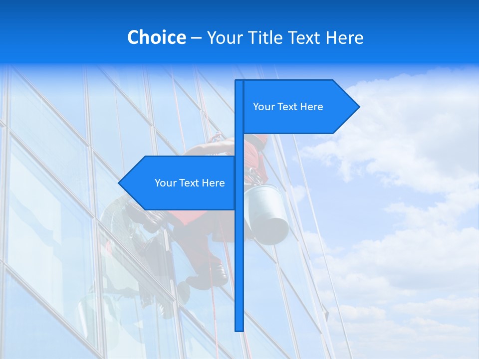 Alpinist Hang Could PowerPoint Template