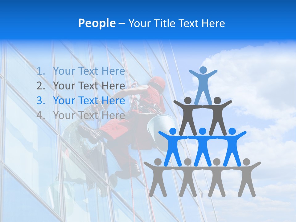 Alpinist Hang Could PowerPoint Template