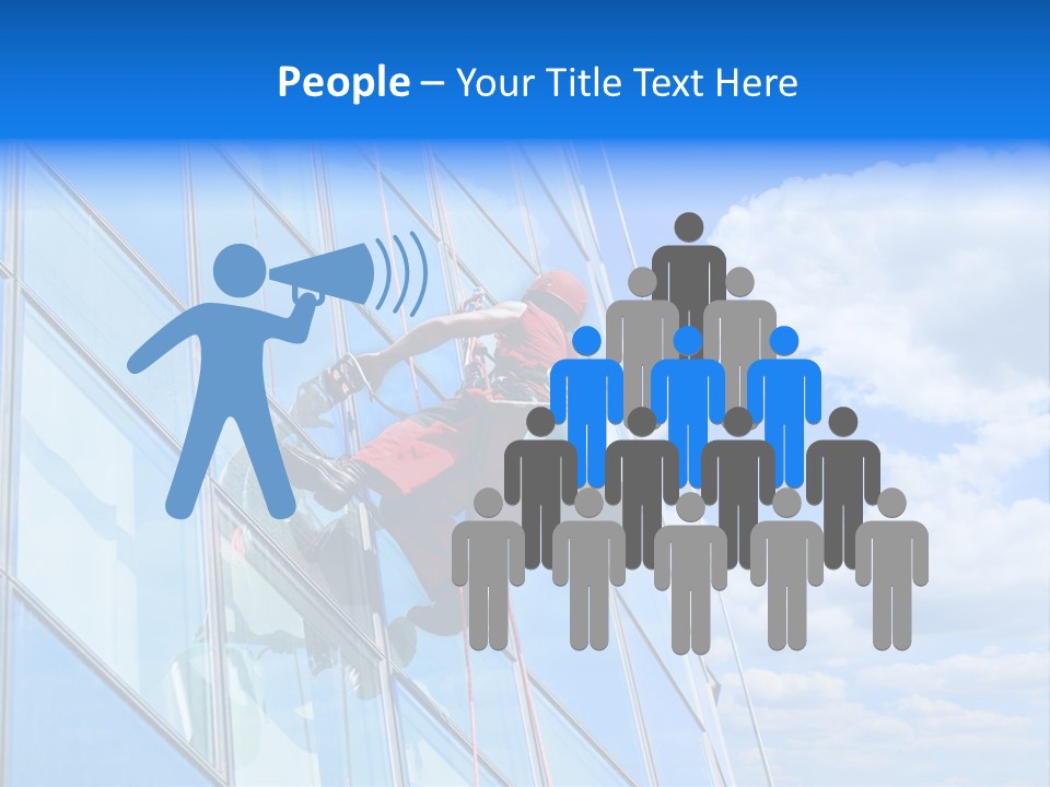 Alpinist Hang Could PowerPoint Template