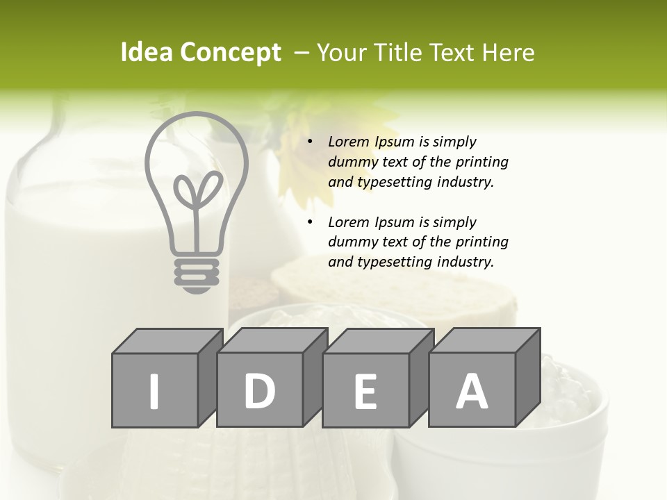 Product Grocery Jar PowerPoint Template
