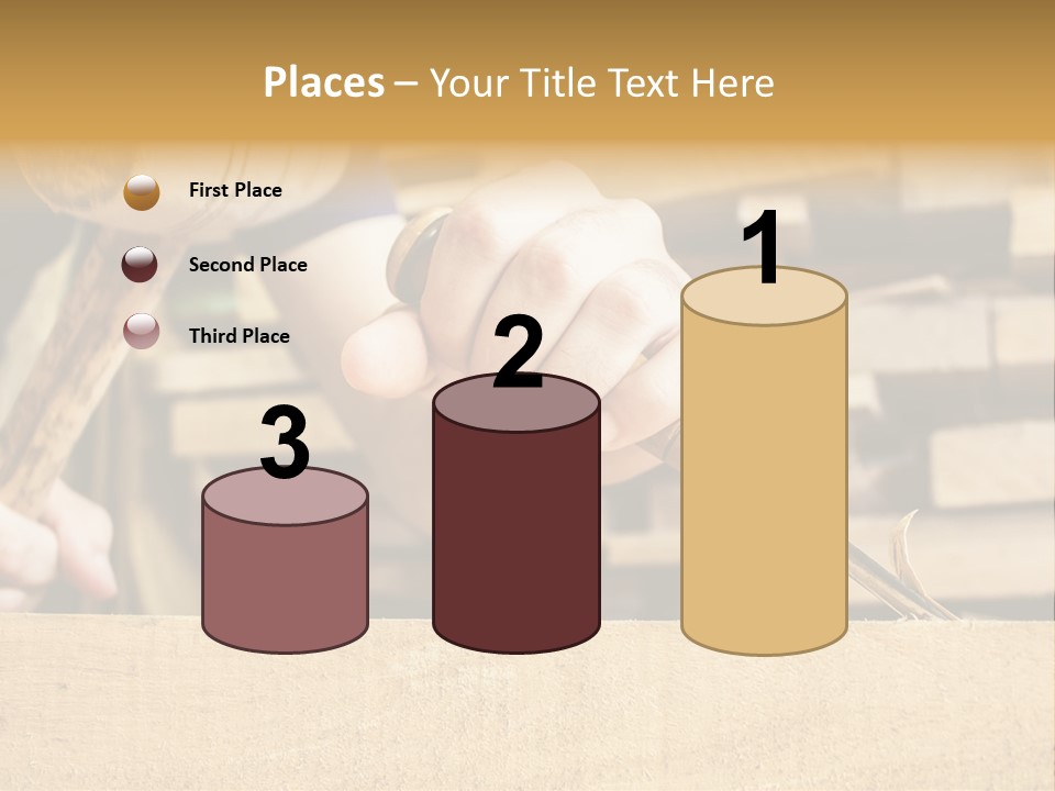 Craftsman Activity Wooden PowerPoint Template