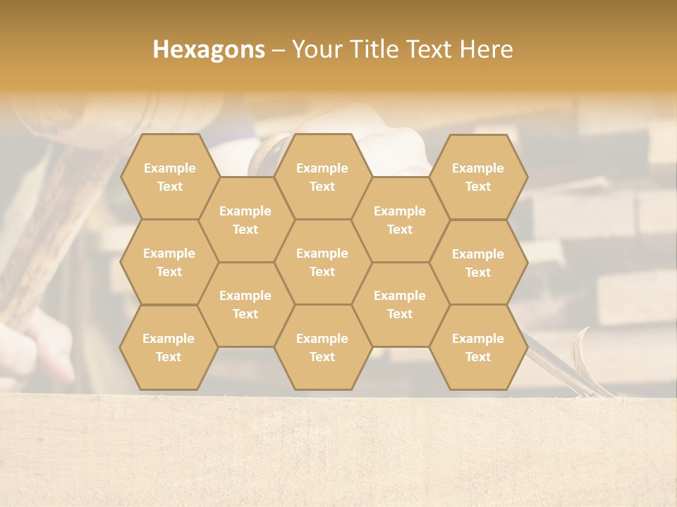 Craftsman Activity Wooden PowerPoint Template