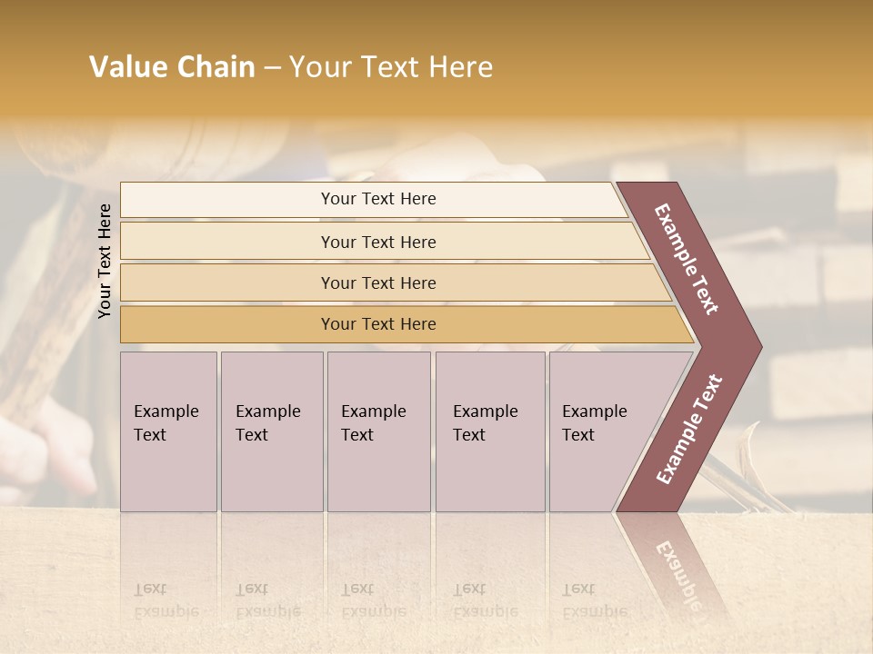Craftsman Activity Wooden PowerPoint Template