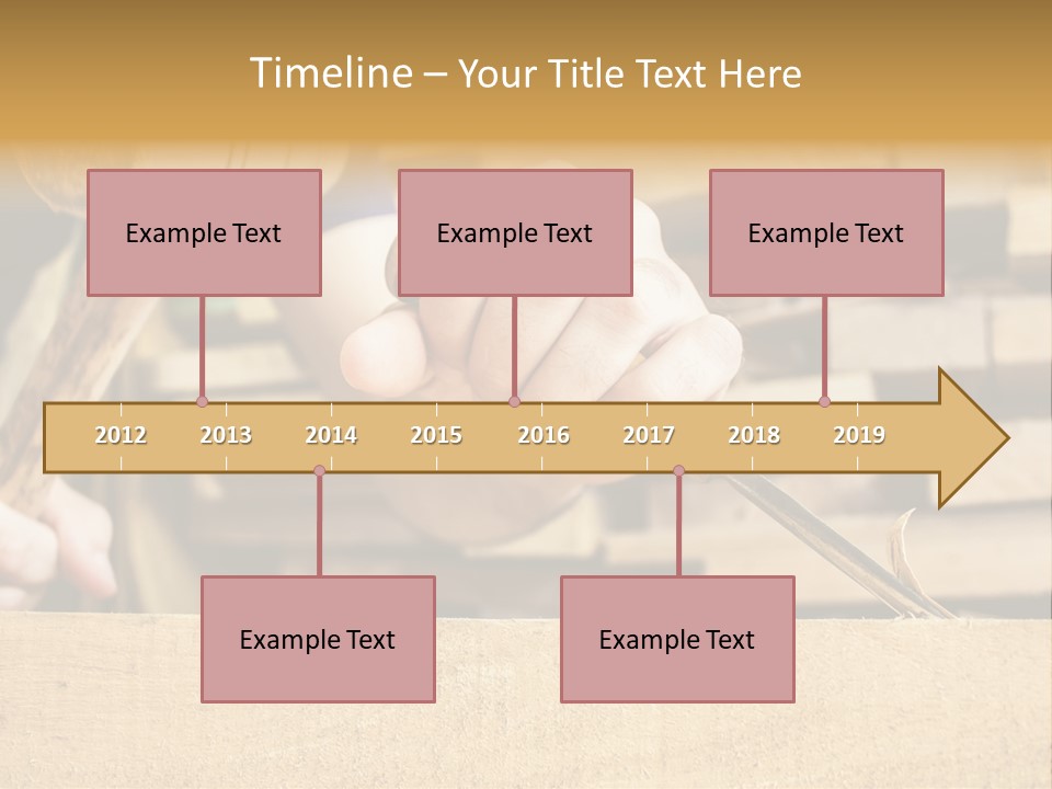 Craftsman Activity Wooden PowerPoint Template
