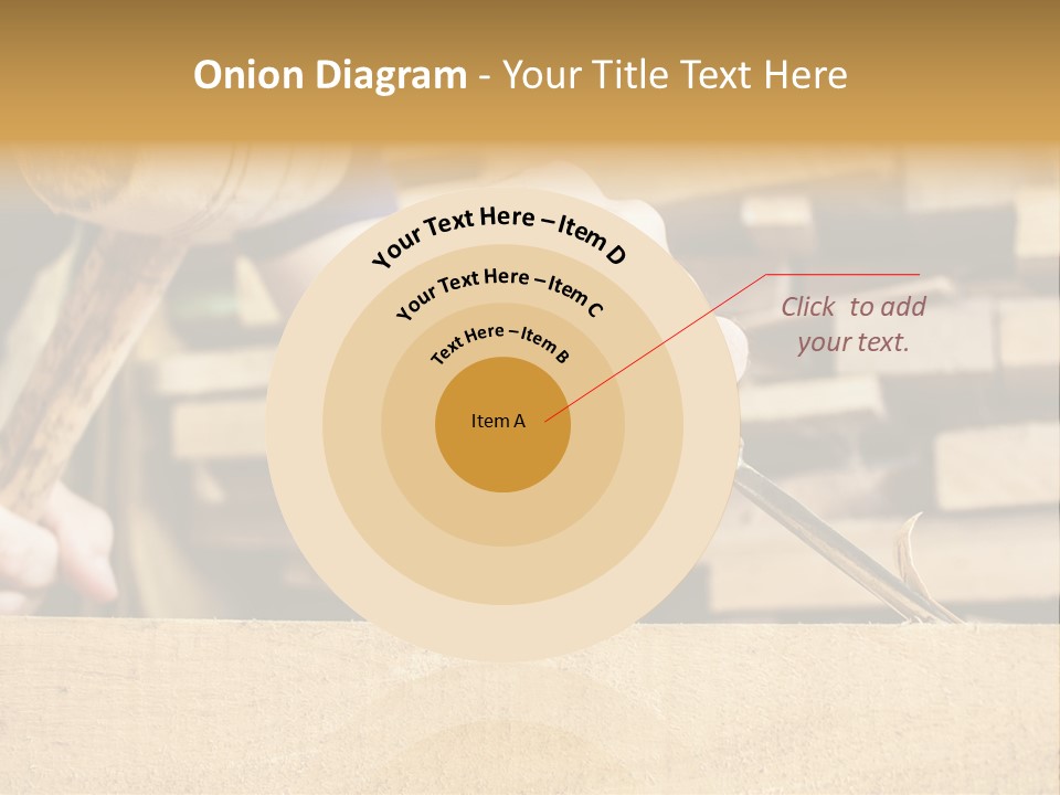 Craftsman Activity Wooden PowerPoint Template