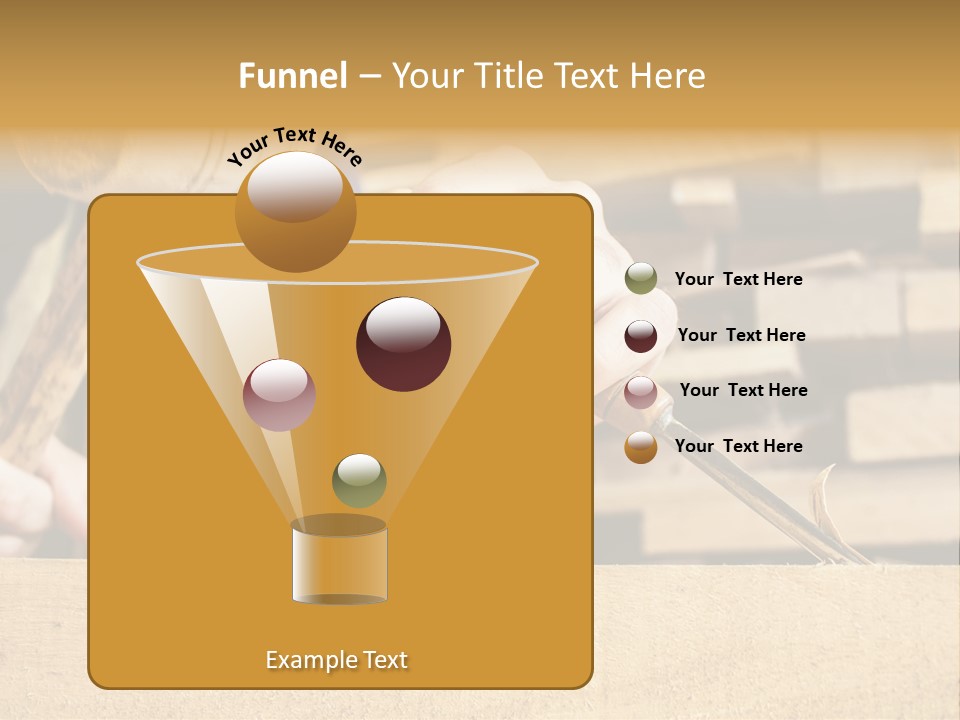 Craftsman Activity Wooden PowerPoint Template