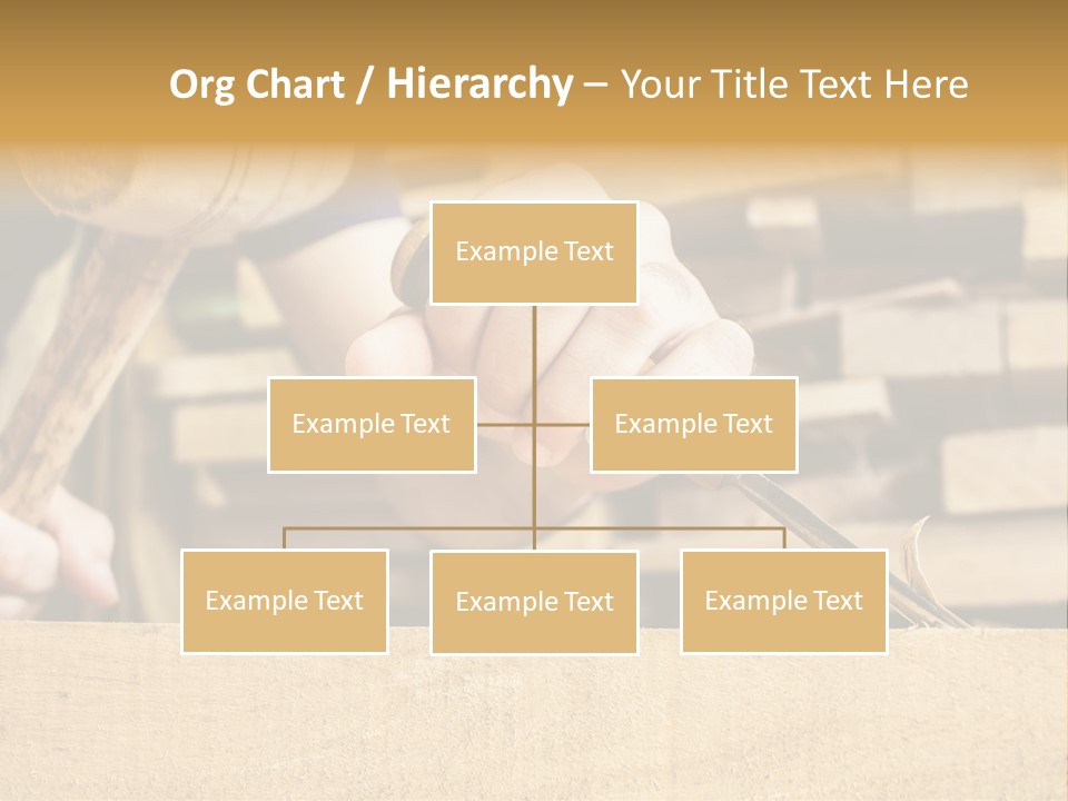 Craftsman Activity Wooden PowerPoint Template