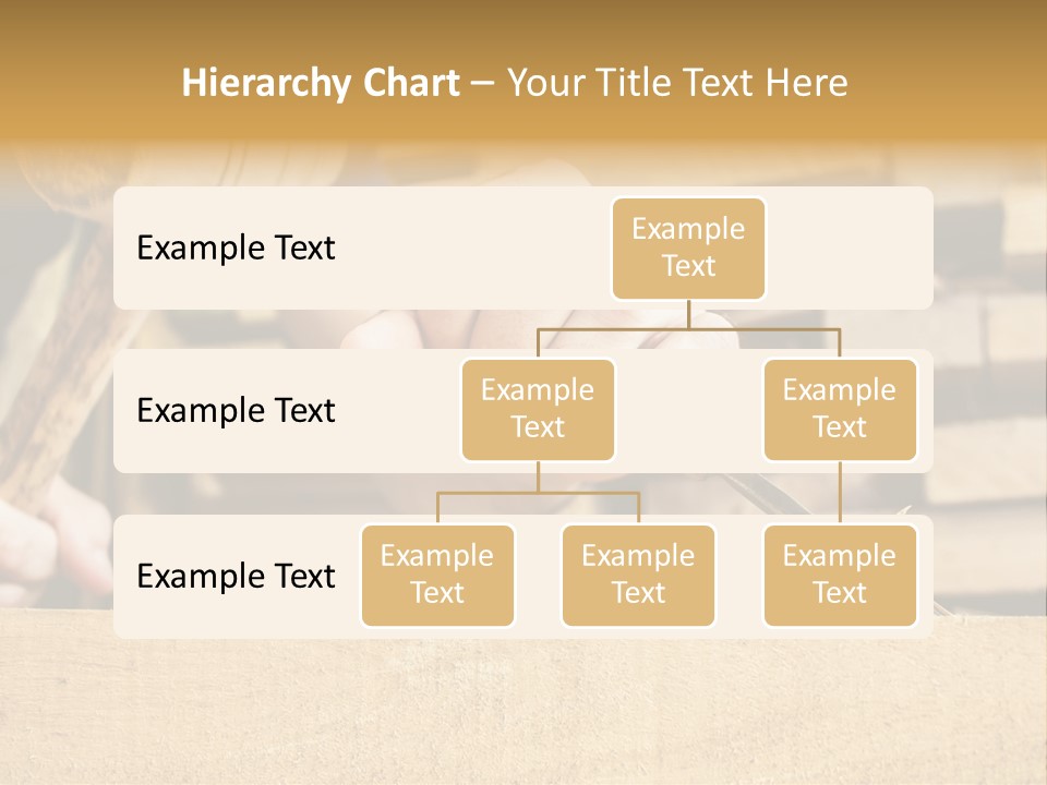Craftsman Activity Wooden PowerPoint Template