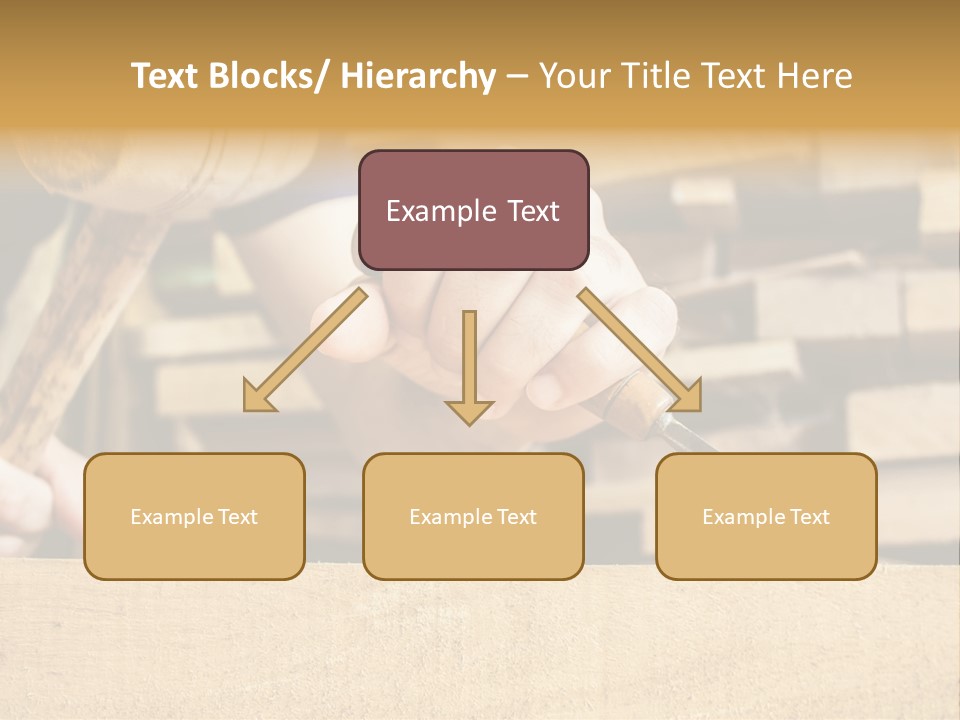 Craftsman Activity Wooden PowerPoint Template