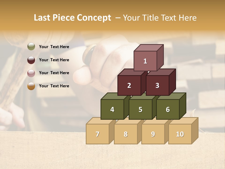 Craftsman Activity Wooden PowerPoint Template