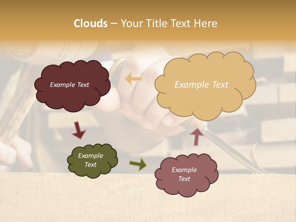 Craftsman Activity Wooden PowerPoint Template