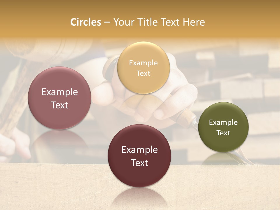 Craftsman Activity Wooden PowerPoint Template