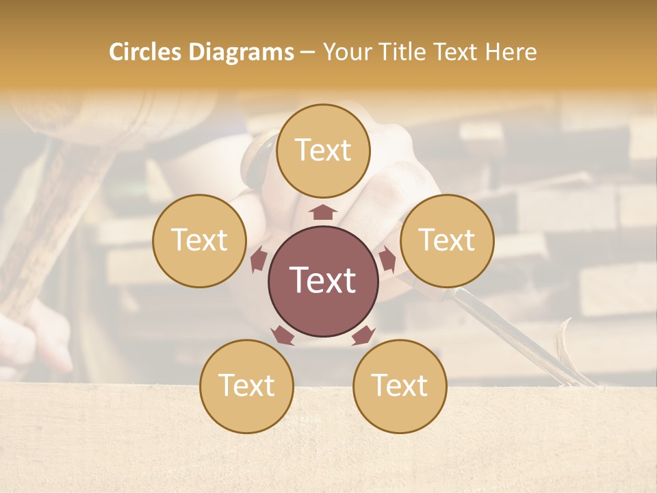 Craftsman Activity Wooden PowerPoint Template