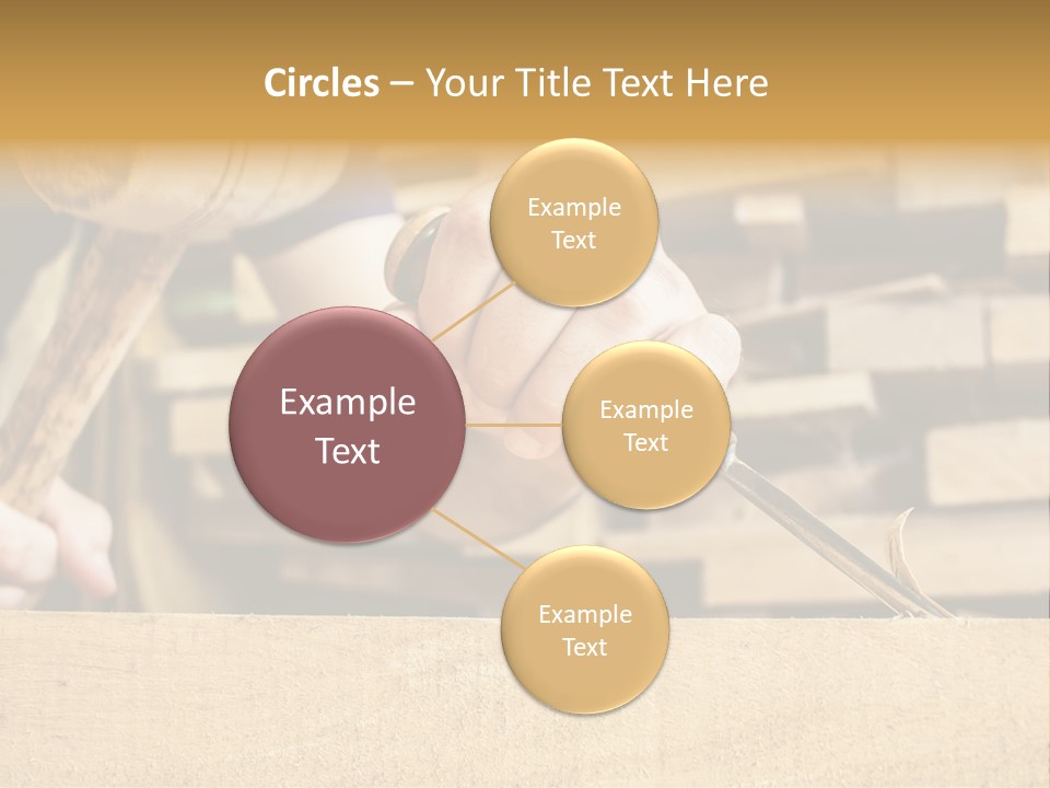 Craftsman Activity Wooden PowerPoint Template