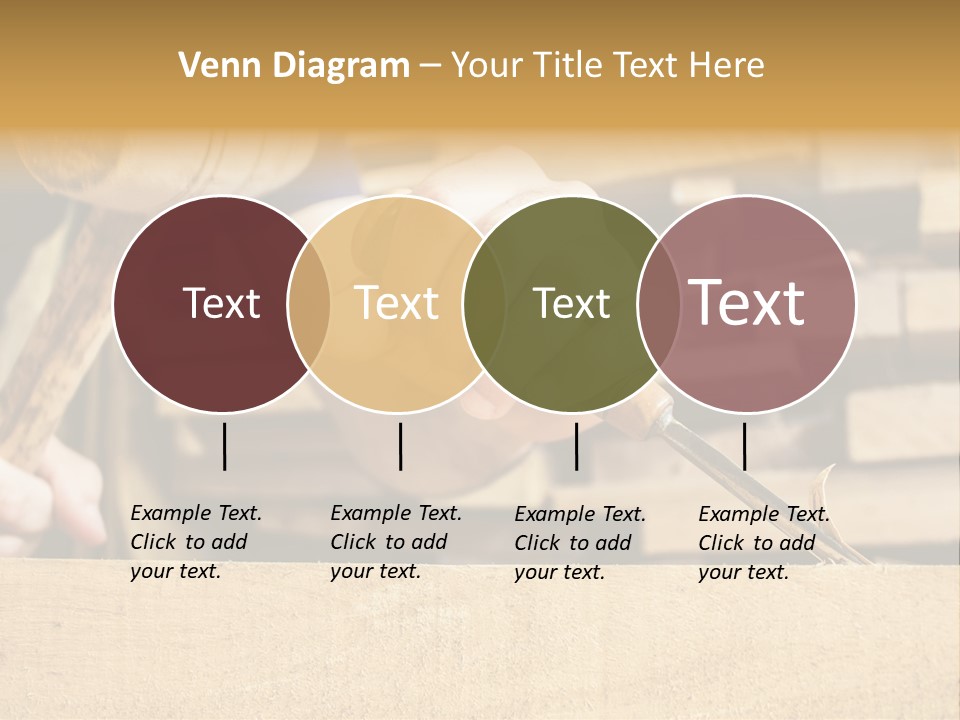 Craftsman Activity Wooden PowerPoint Template