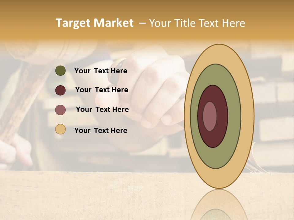 Craftsman Activity Wooden PowerPoint Template