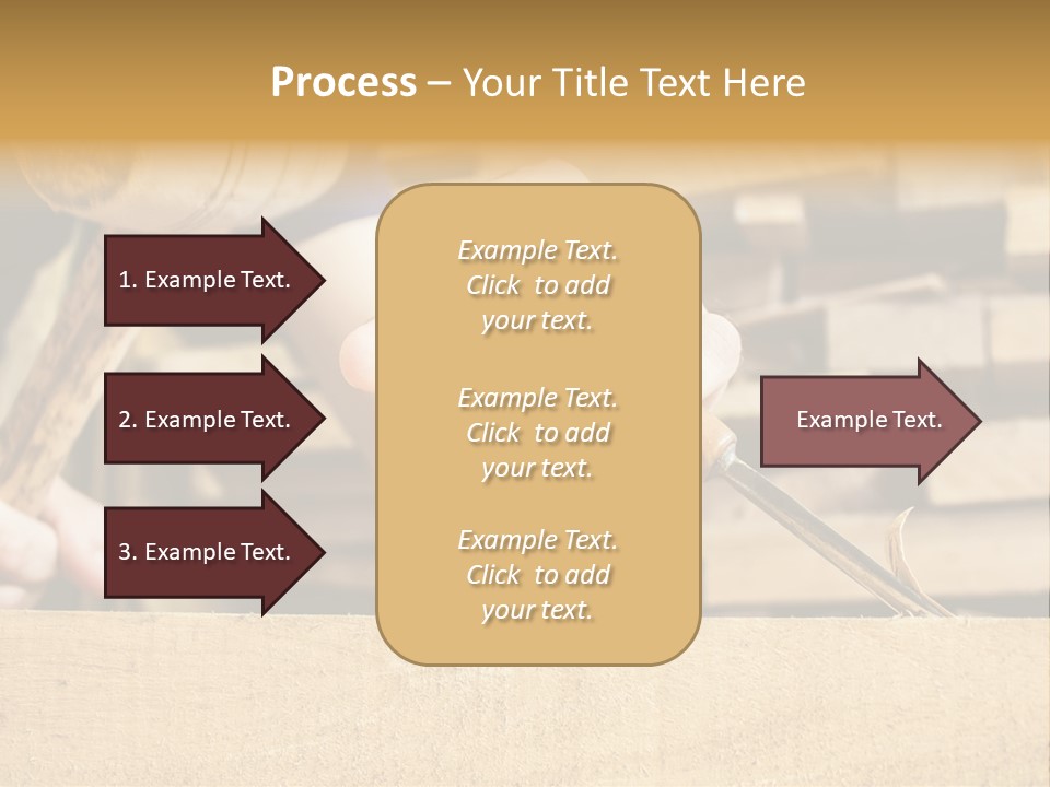 Craftsman Activity Wooden PowerPoint Template
