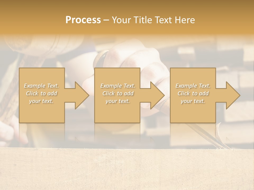 Craftsman Activity Wooden PowerPoint Template