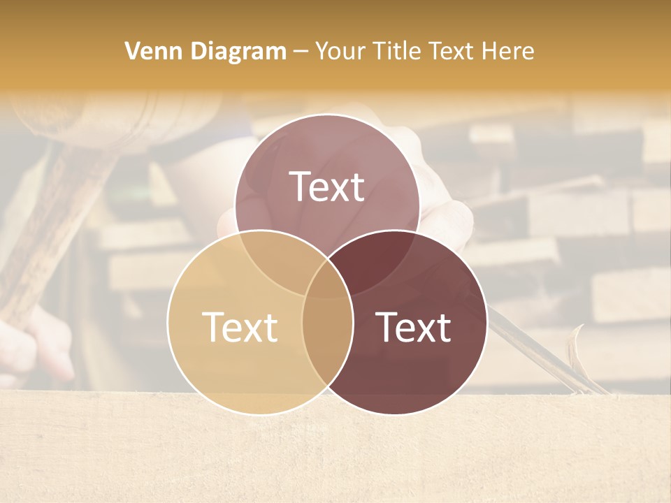 Craftsman Activity Wooden PowerPoint Template