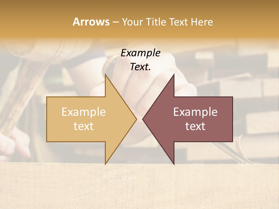 Craftsman Activity Wooden PowerPoint Template