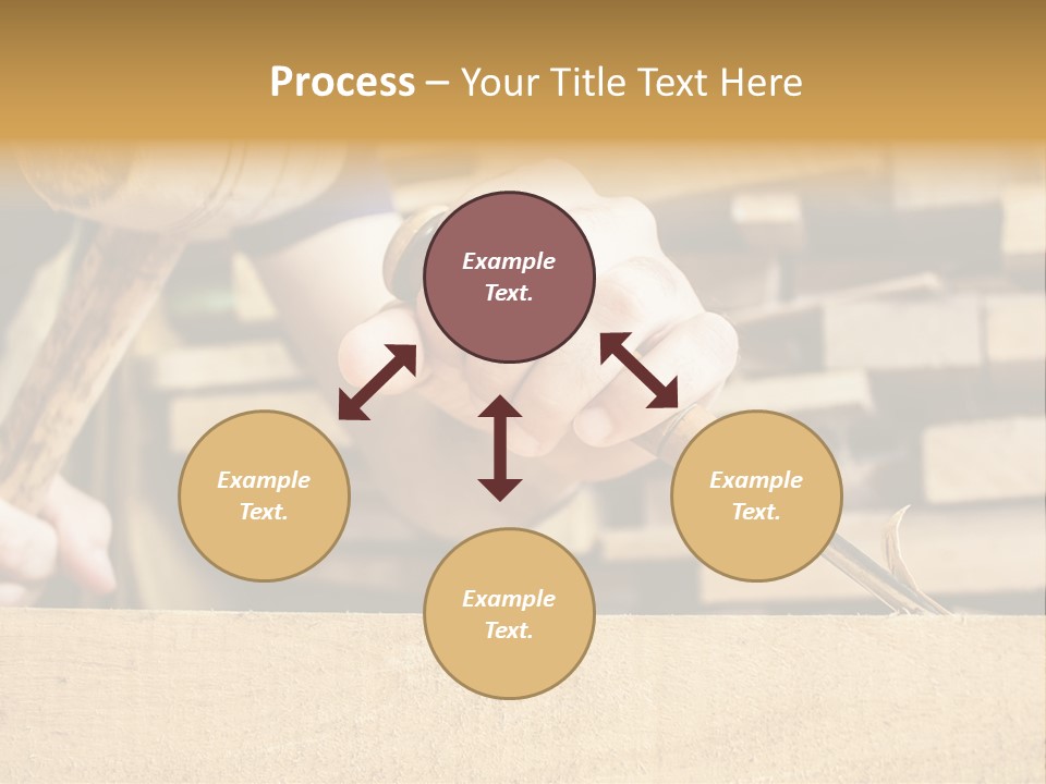 Craftsman Activity Wooden PowerPoint Template