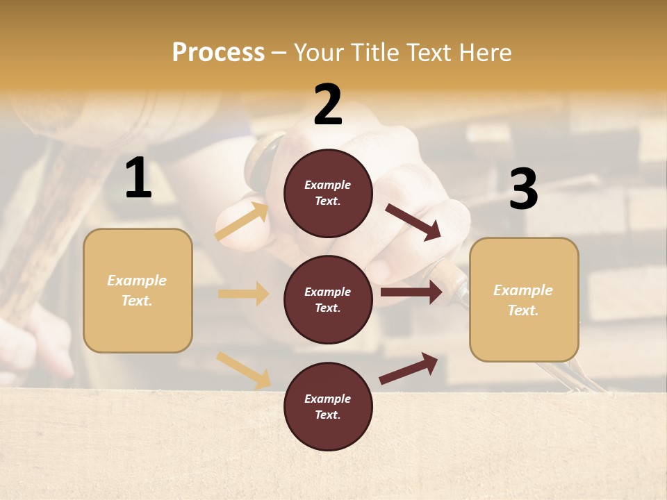 Craftsman Activity Wooden PowerPoint Template
