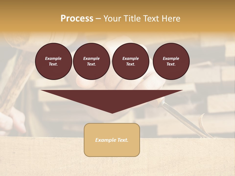 Craftsman Activity Wooden PowerPoint Template