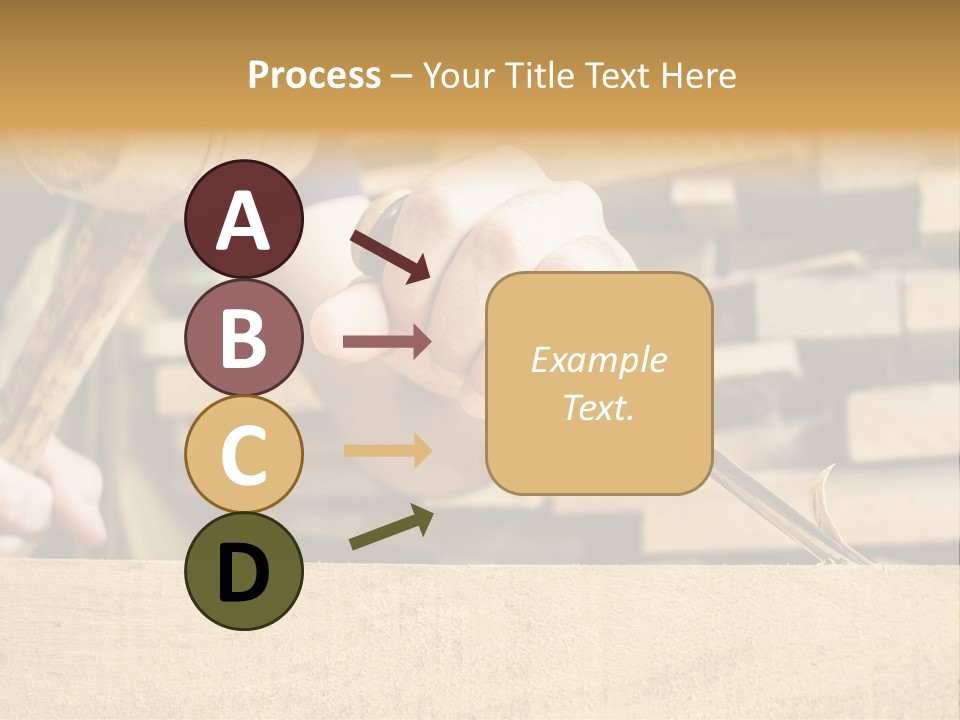 Craftsman Activity Wooden PowerPoint Template