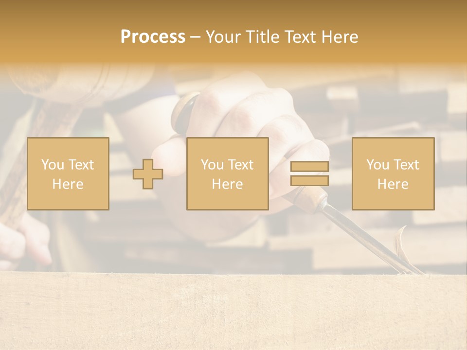 Craftsman Activity Wooden PowerPoint Template