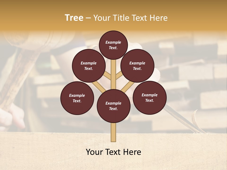 Craftsman Activity Wooden PowerPoint Template