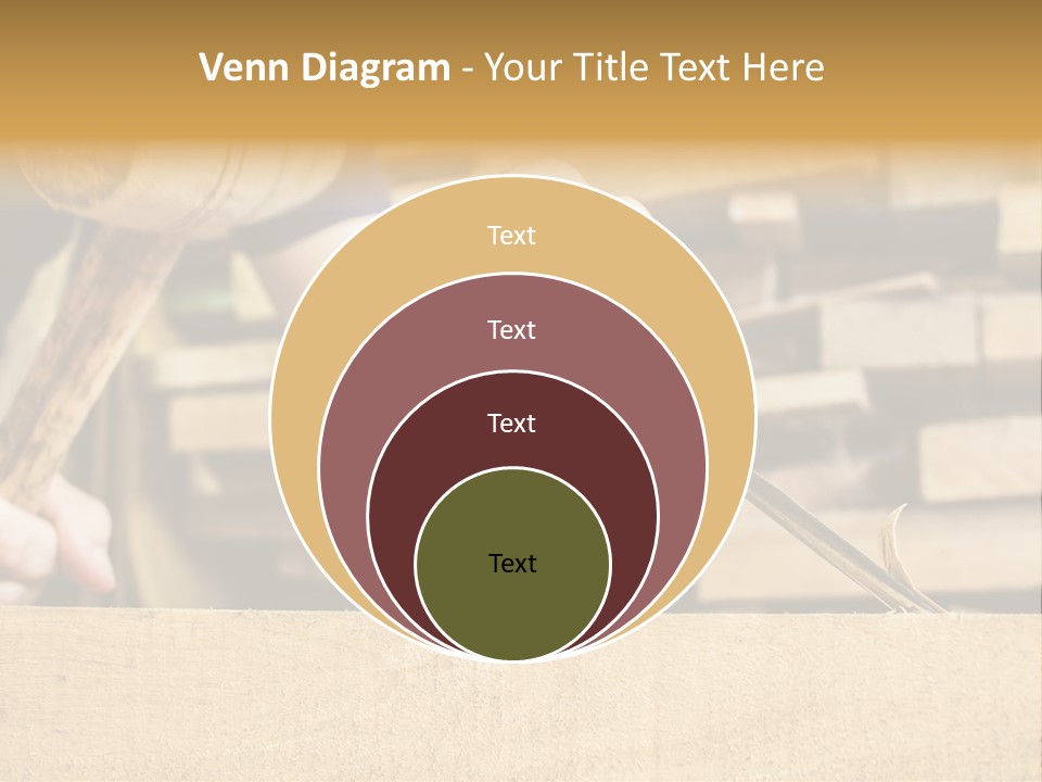 Craftsman Activity Wooden PowerPoint Template