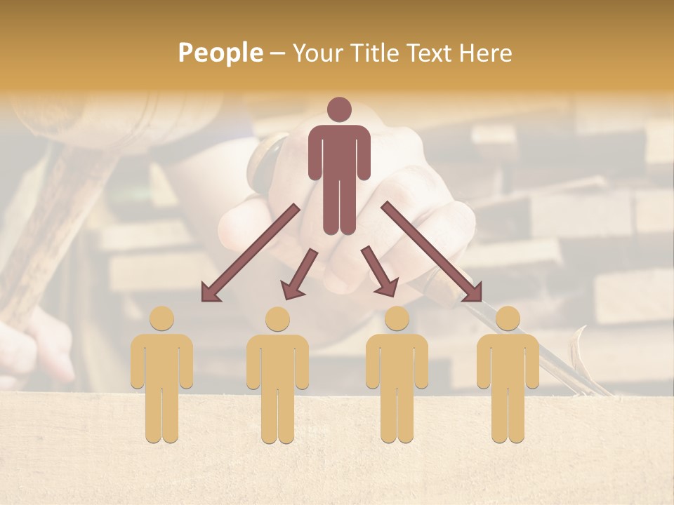 Craftsman Activity Wooden PowerPoint Template