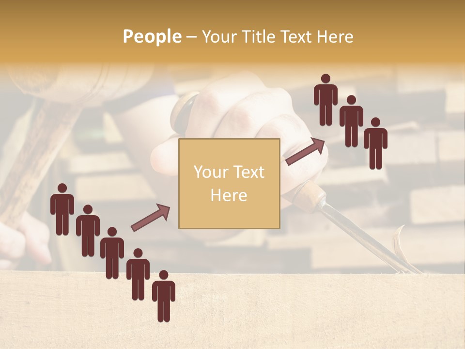 Craftsman Activity Wooden PowerPoint Template