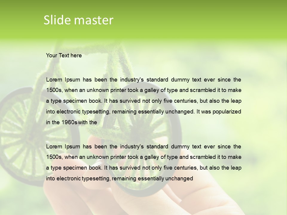 Nature Ecologic Power PowerPoint Template