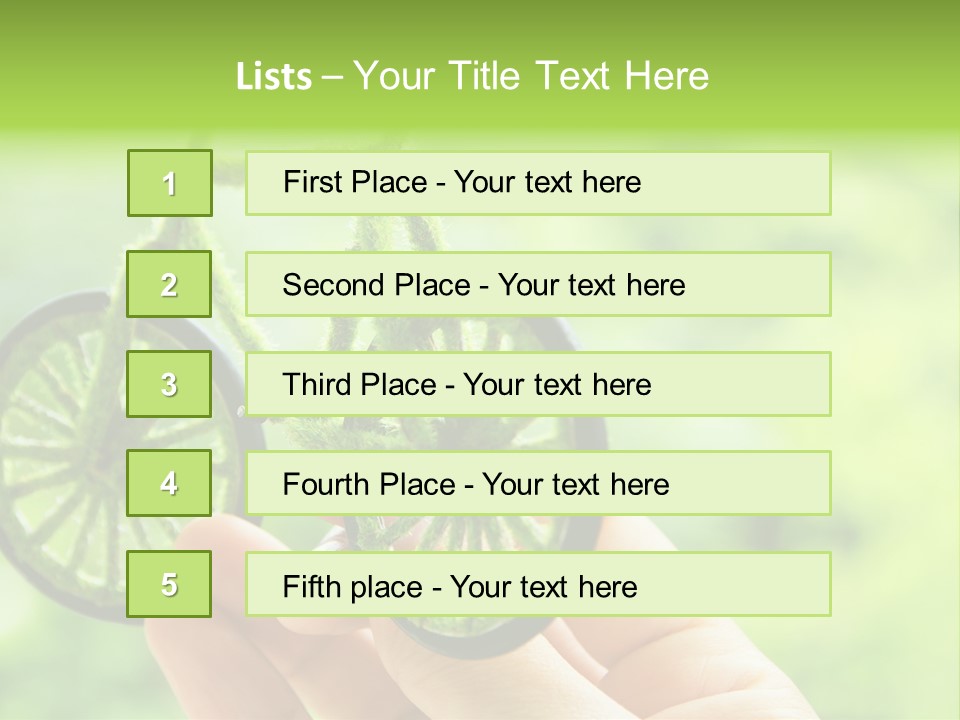 Nature Ecologic Power PowerPoint Template