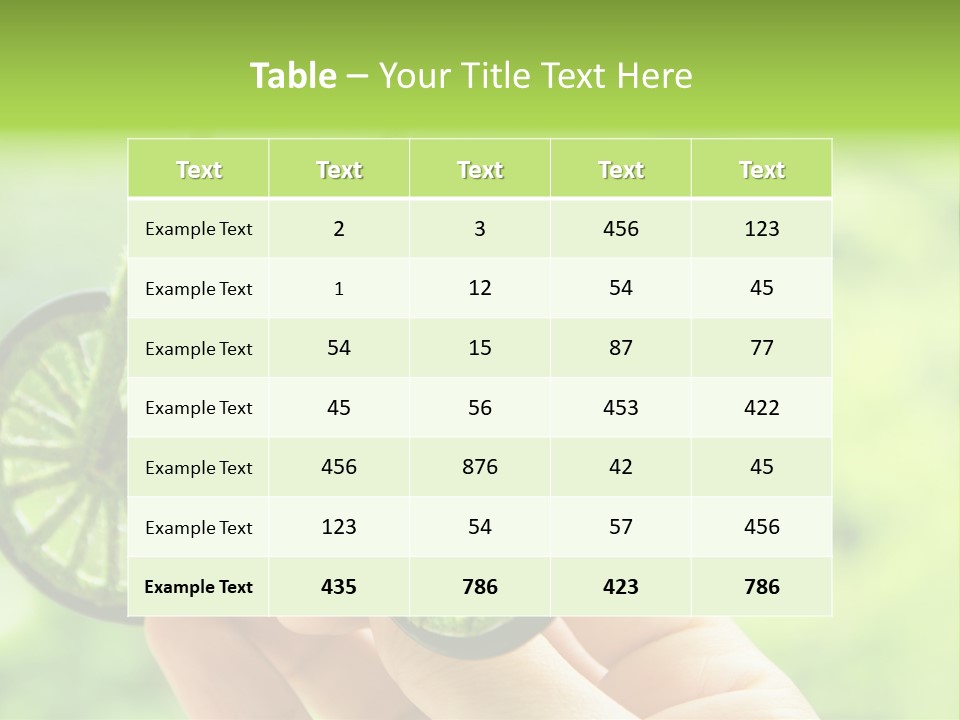 Nature Ecologic Power PowerPoint Template