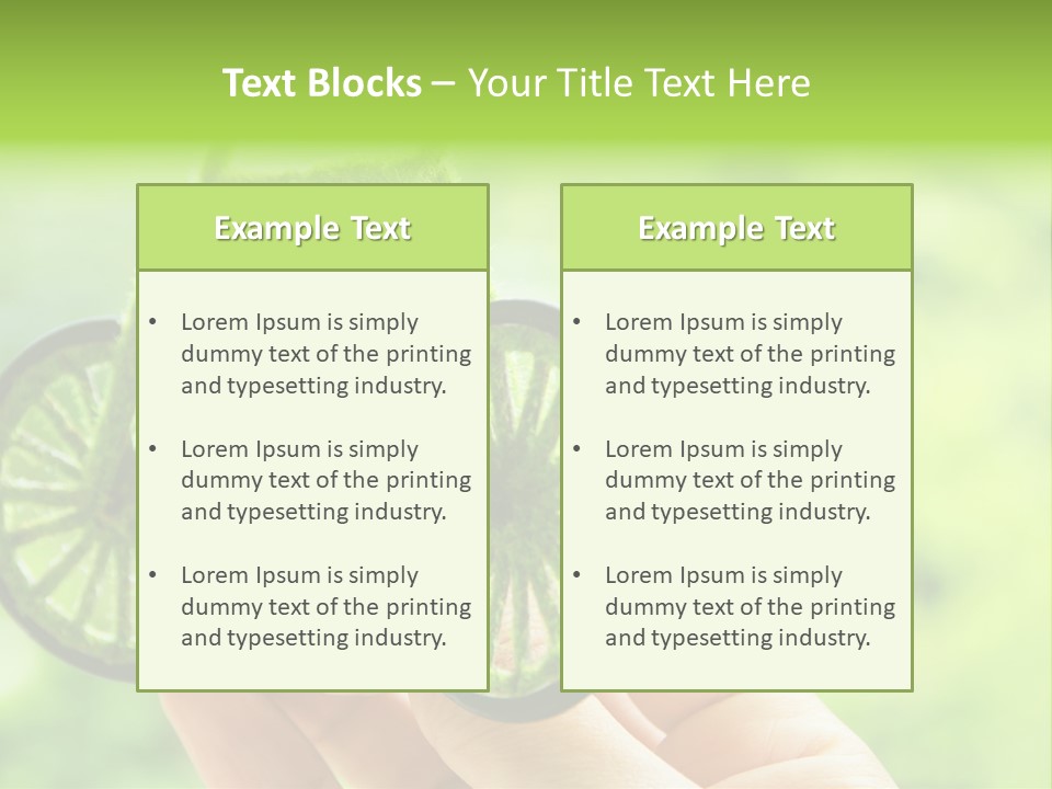 Nature Ecologic Power PowerPoint Template