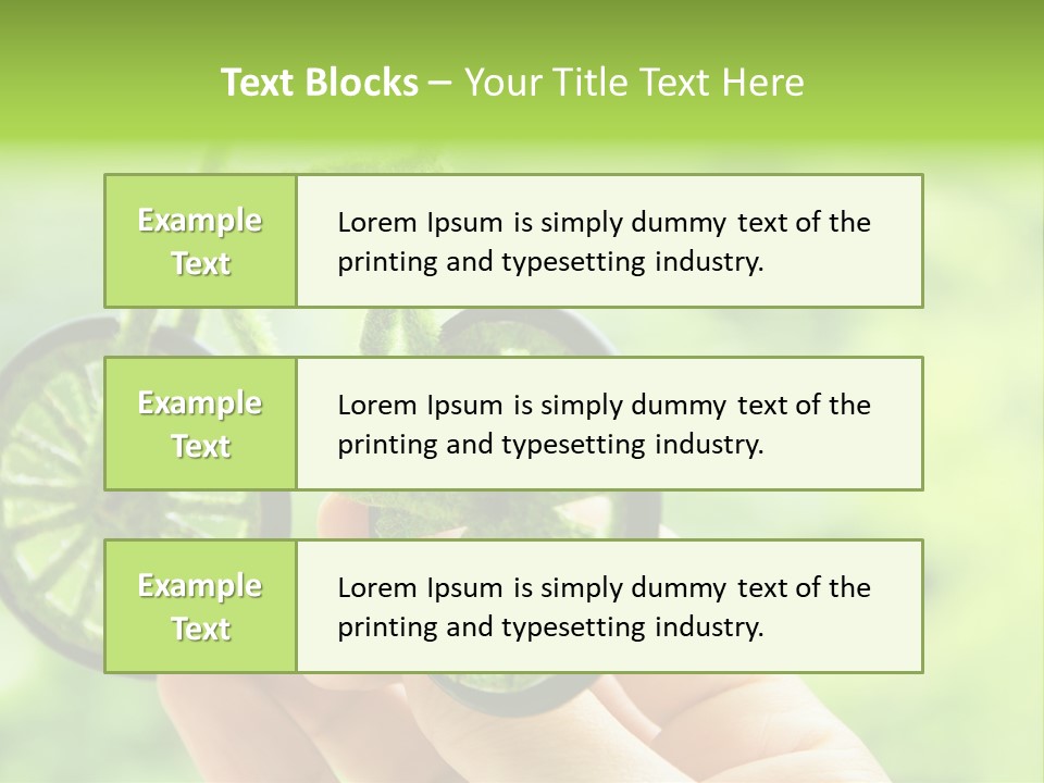Nature Ecologic Power PowerPoint Template