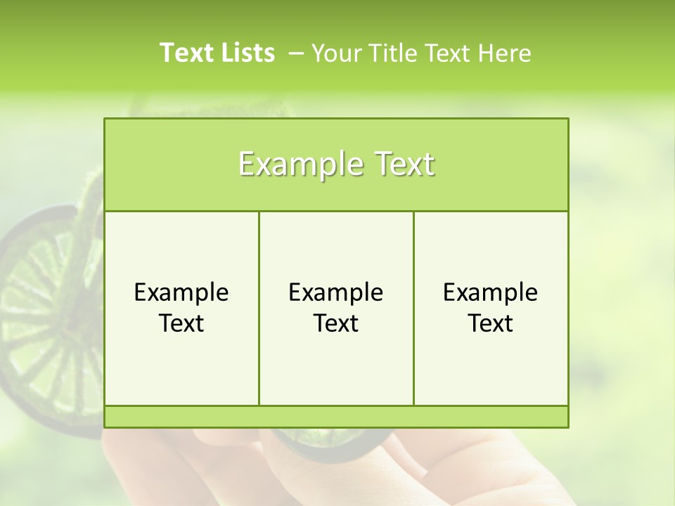 Nature Ecologic Power PowerPoint Template