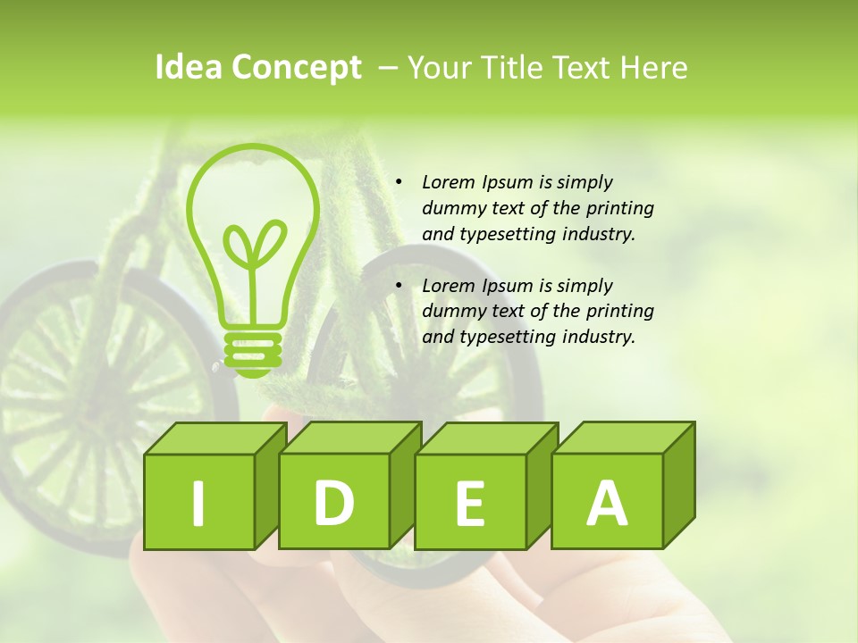 Nature Ecologic Power PowerPoint Template