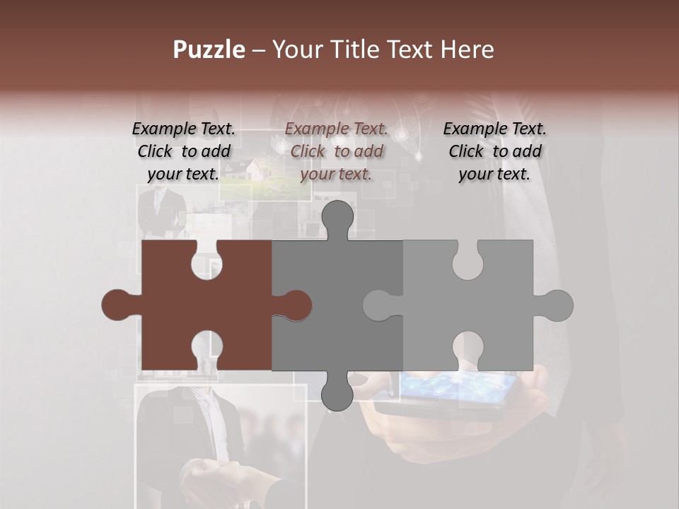 Technology Number Press PowerPoint Template