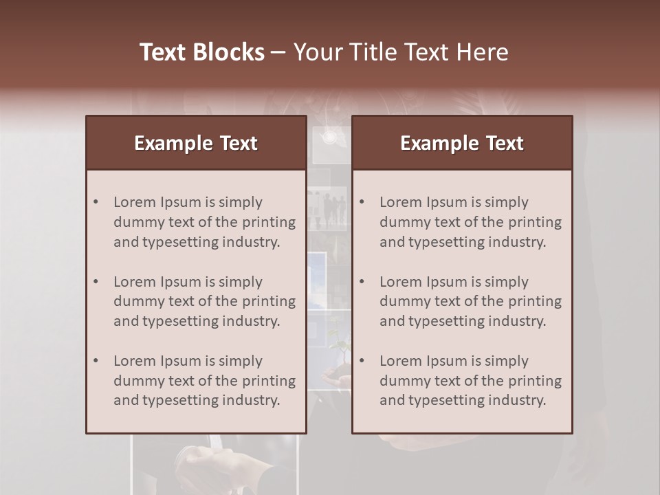 Technology Number Press PowerPoint Template
