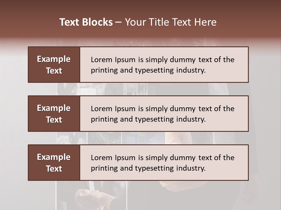 Technology Number Press PowerPoint Template