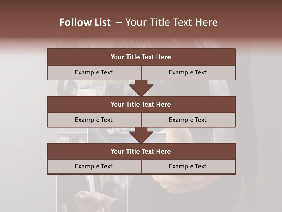 Technology Number Press PowerPoint Template