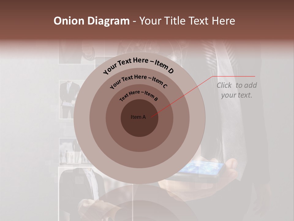 Technology Number Press PowerPoint Template