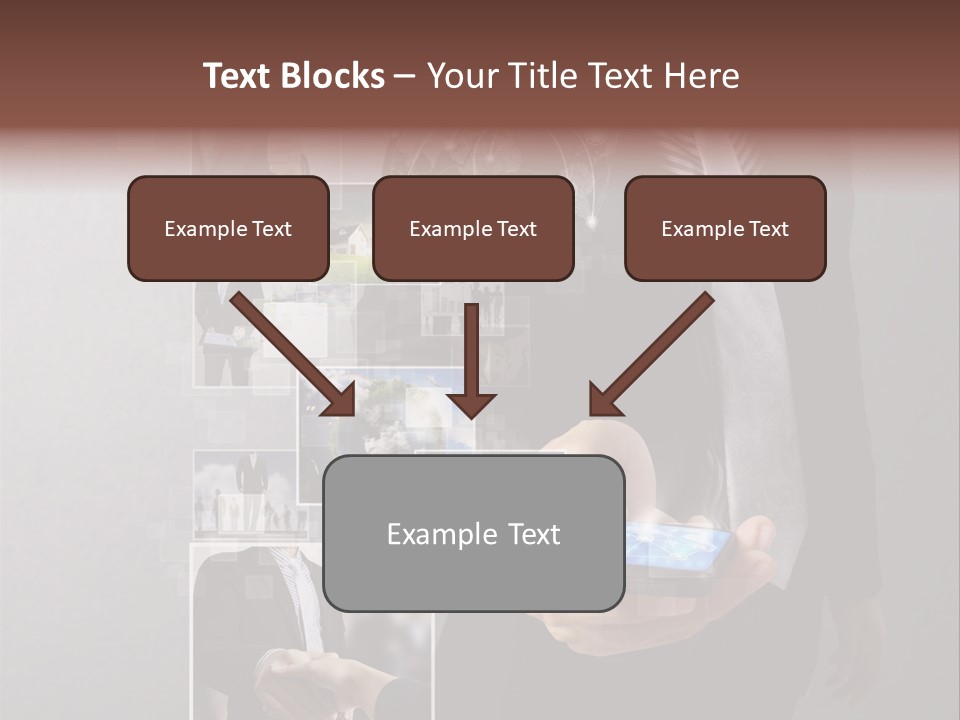 Technology Number Press PowerPoint Template