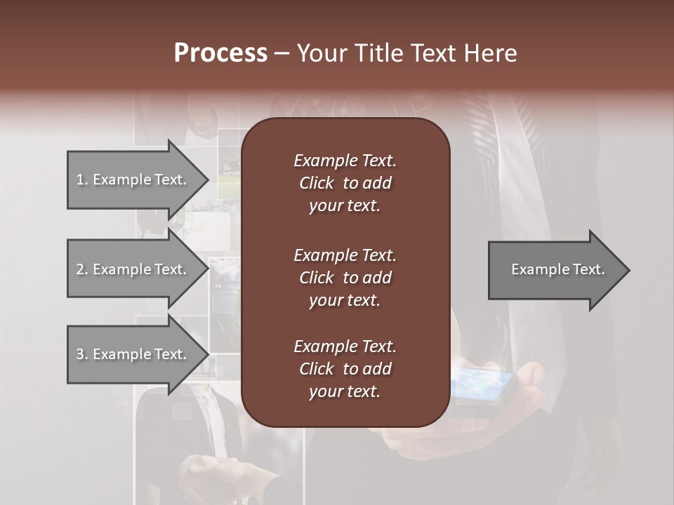 Technology Number Press PowerPoint Template