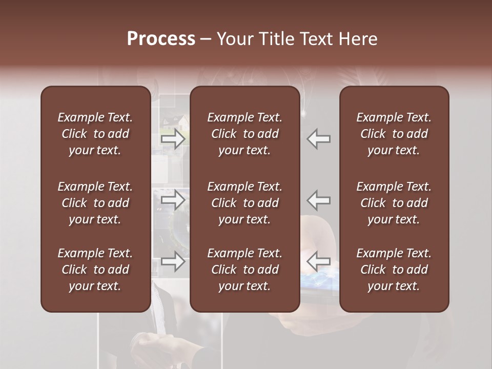 Technology Number Press PowerPoint Template